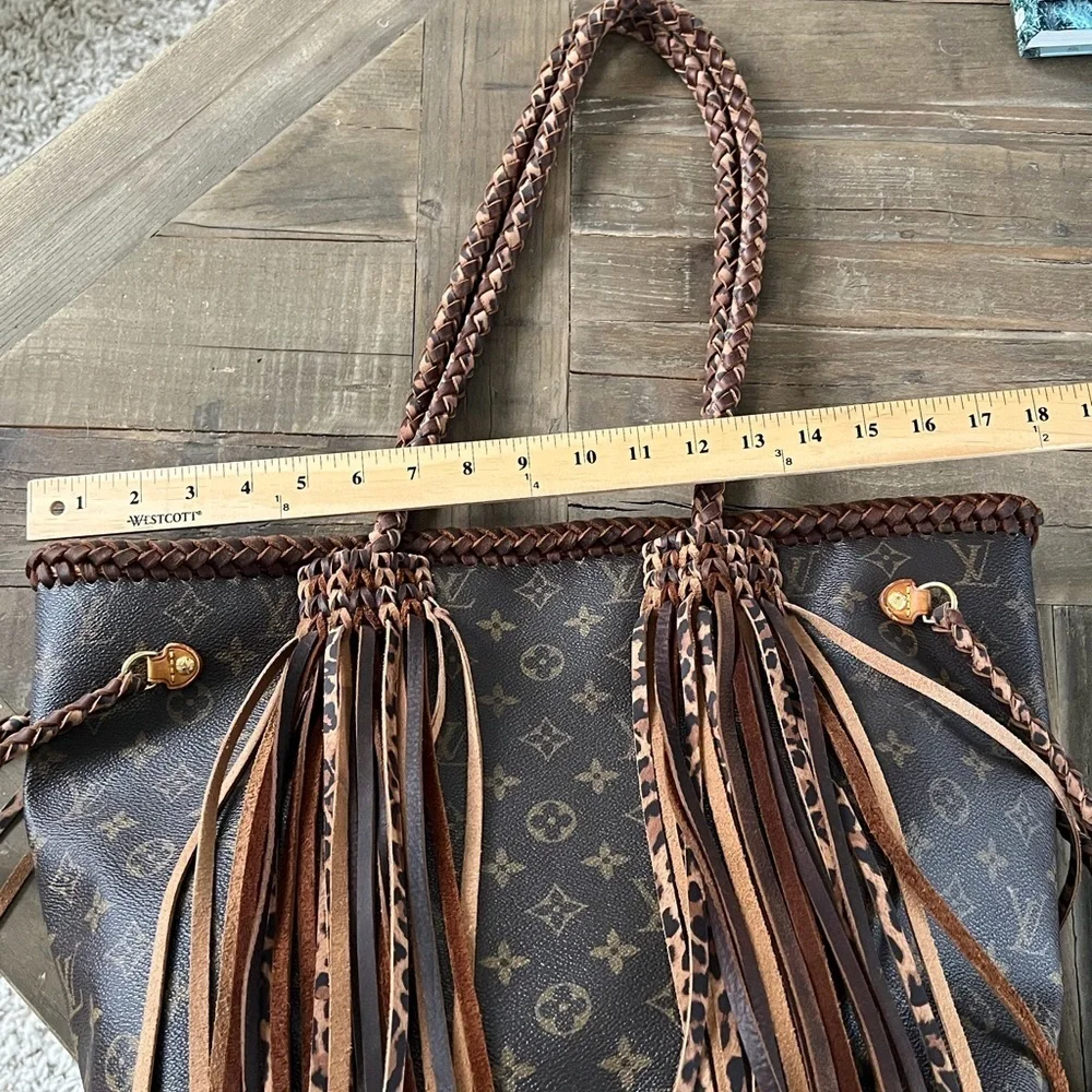 Customized LV Monogram Neverfull MM